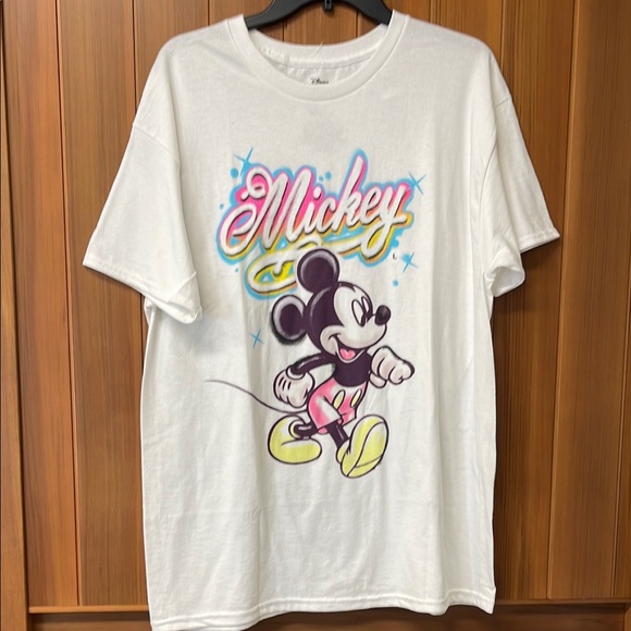 Disney Other - Disney Mickey Mouse Airbrushed Graphic T-Shirt Large NWT